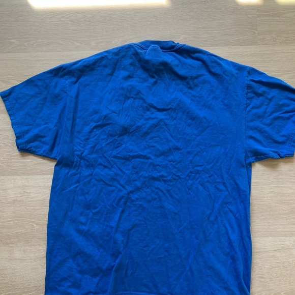 Vintage Hanes Blue Pool Pick Three Embroidered T Shirt - Picture 6 of 6